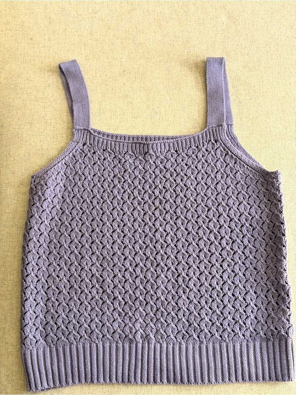 Lilac Knit Tank Top - Women's Sleeveless Knit Cami